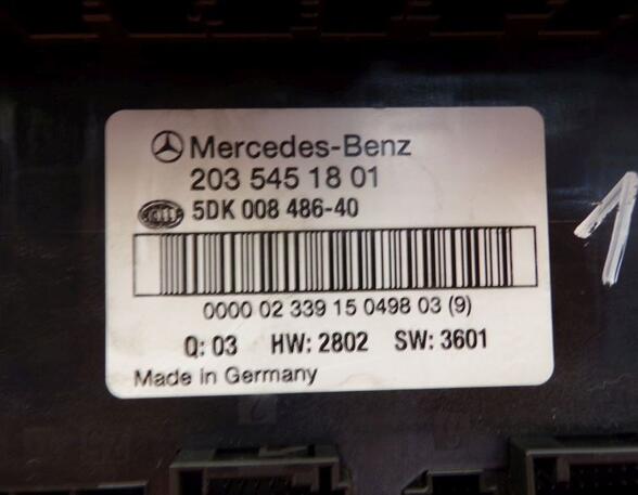 Sicherungskasten SAM Modul MERCEDES-BENZ C-KLASSE T-MODEL (S203) C 220 CDI 105 KW