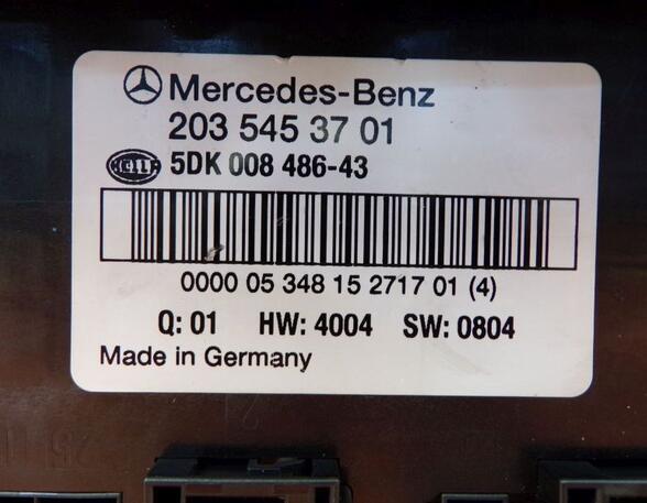 Zekeringkast MERCEDES-BENZ C-CLASS T-Model (S203)