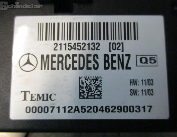 Steuergerät Signalerfassung MERCEDES-BENZ E-KLASSE (W211) E 270 CDI 130 KW