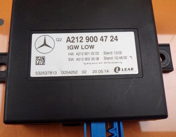 Control unit MERCEDES-BENZ E-CLASS T-Model (S212)