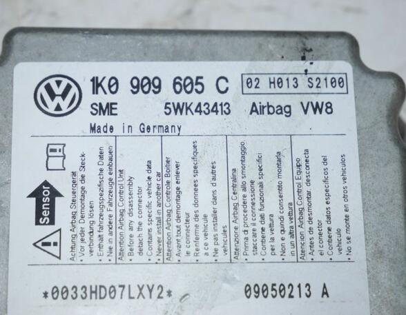 Steuergerät Airbag  VW GOLF V (1K1) 1.9 TDI 66 KW