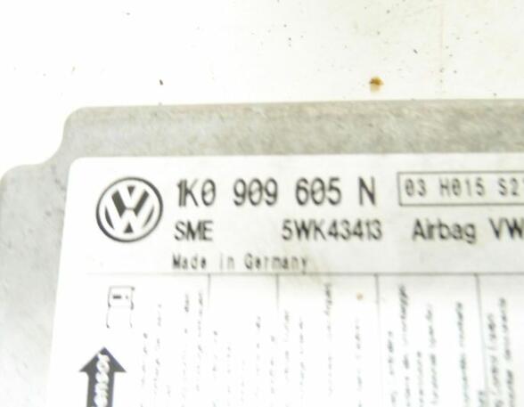 Steuergerät Airbag  VW GOLF V (1K1) 1.4 16V 55 KW