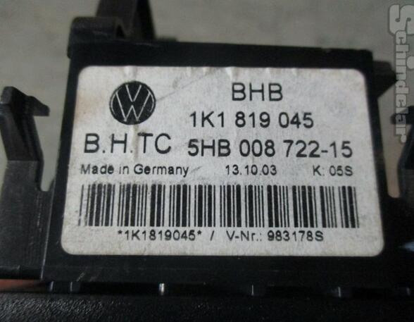 Heating & Ventilation Control Assembly VW Golf V (1K1)