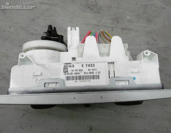 Heating & Ventilation Control Assembly OPEL Meriva (--)