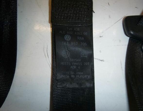 Safety Belts VW Golf V (1K1)