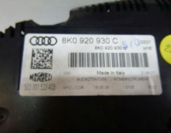 Speedometer AUDI A4 Avant (8K5, B8)