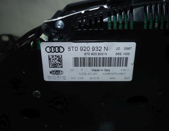 Speedometer AUDI A5 Sportback (8TA)