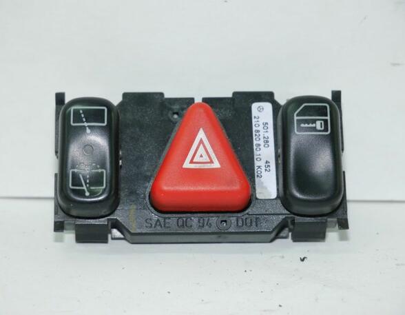 Hazard Warning Light Switch MERCEDES-BENZ E-Klasse T-Model (S210)