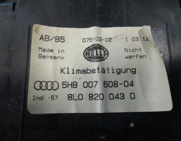 Klimabedienteil Climatronic  AUDI A3 (8L1) 1 6 74 KW