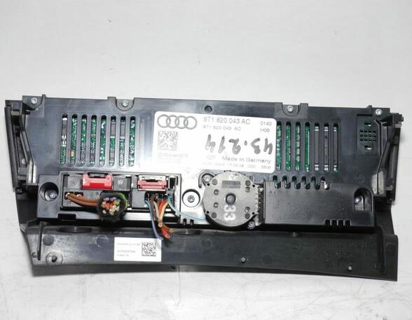 Air Conditioning Control Unit AUDI A4 Avant (8K5, B8)