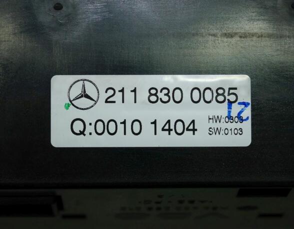 Air Conditioning Control Unit MERCEDES-BENZ E-Klasse (W211)