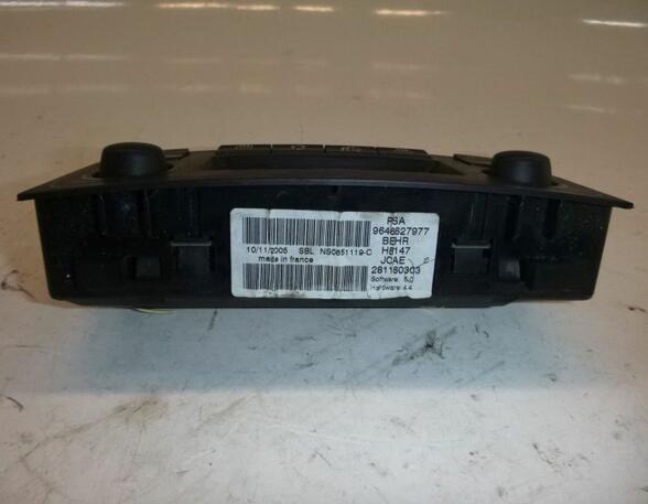 Air Conditioning Control Unit PEUGEOT 307 (3A/C)