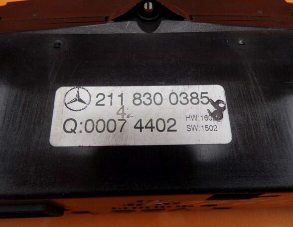 Air Conditioning Control Unit MERCEDES-BENZ E-Klasse (W211)