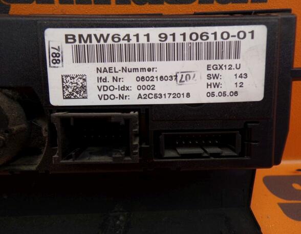 Air Conditioning Control Unit BMW 3er (E90)