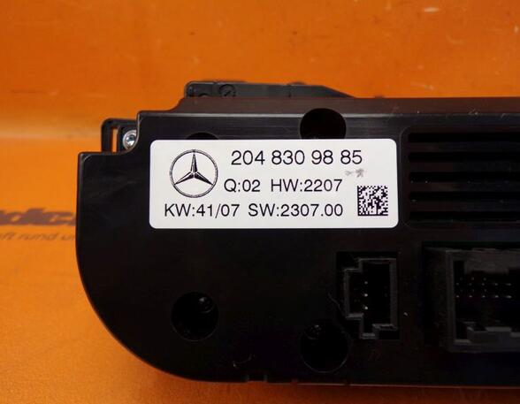 Bedieningselement airconditioning MERCEDES-BENZ C-Klasse (W204)