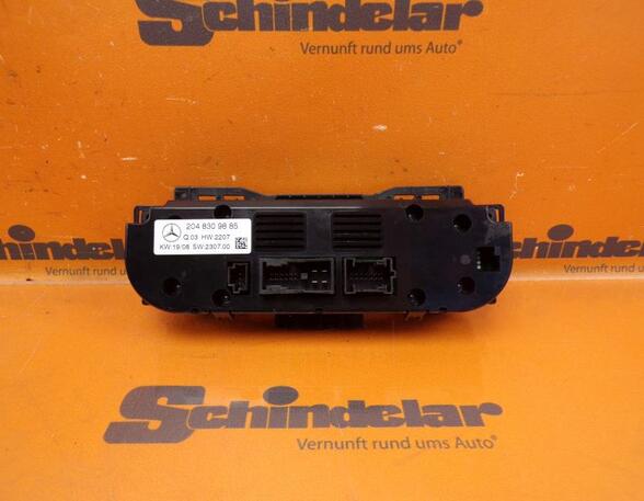 Air Conditioning Control Unit MERCEDES-BENZ C-Klasse T-Model (S204)