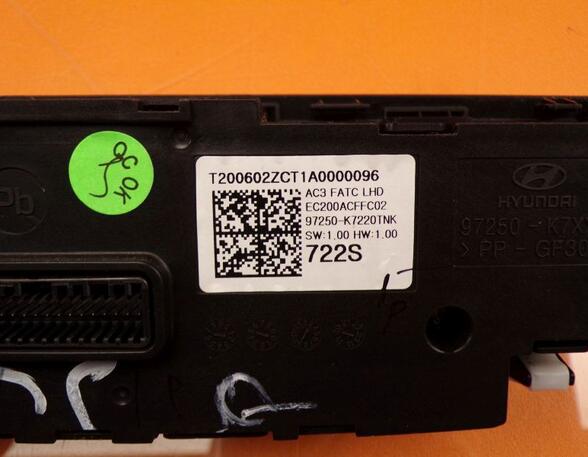 Air Conditioning Control Unit HYUNDAI i10 (AC3, AI3)