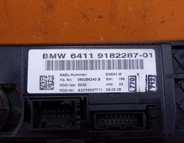 Air Conditioning Control Unit BMW 3er Touring (E91)