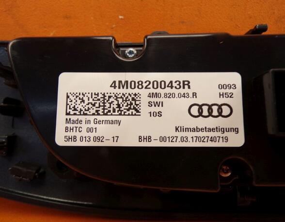 Bedieningselement airconditioning AUDI Q7 (4MB, 4MG)