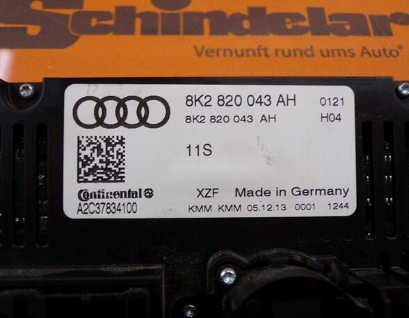 Air Conditioning Control Unit AUDI A4 (8K2, B8)