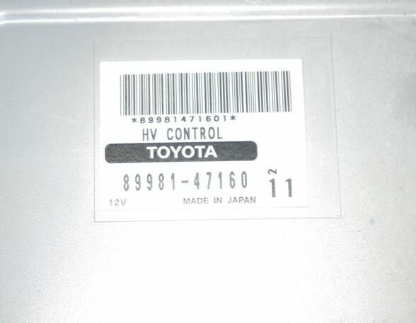 Regeleenheid motoregeling TOYOTA Prius Liftback (W2)