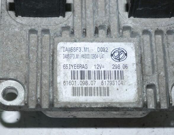 Engine Management Control Unit FIAT Grande Punto (199)