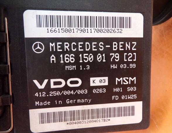 Control unit for engine MERCEDES-BENZ A-CLASS (W168)