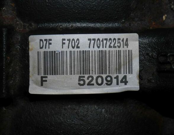 Motor (Benzin) D7F 702 / D7F702 /  76000km RENAULT TWINGO I (C06) 1.2 43 KW