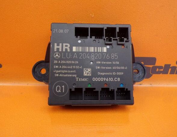 Control unit for door MERCEDES-BENZ C-Klasse (W204)