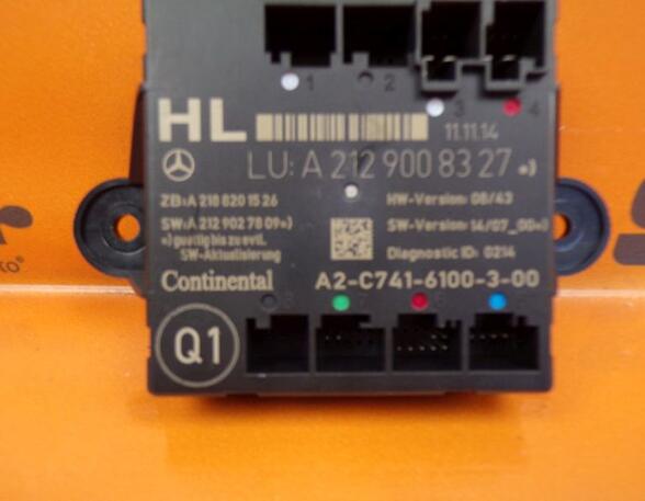 Control unit for door MERCEDES-BENZ E-Klasse T-Model (S212)