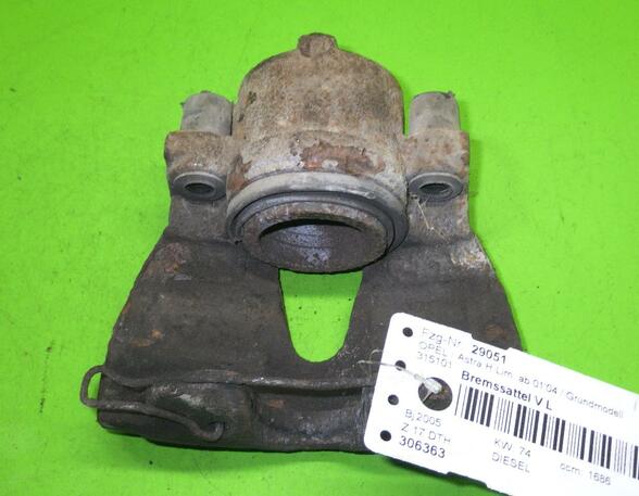 Brake Caliper OPEL Astra H (L48), OPEL Astra G CC (F08, F48)