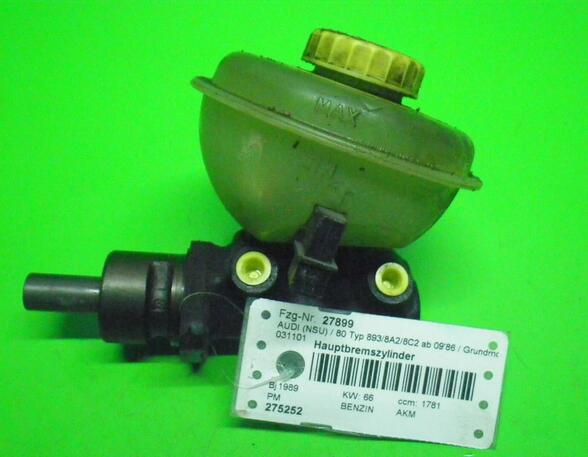 Brake Master Cylinder AUDI 80 (893, 894, 8A2)