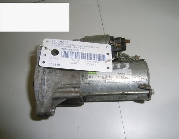 Starter PEUGEOT 206 Schrägheck (2A/C), CITROËN C3 I (FC, FN)