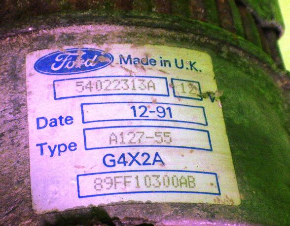 Alternator FORD Fiesta III (GFJ)