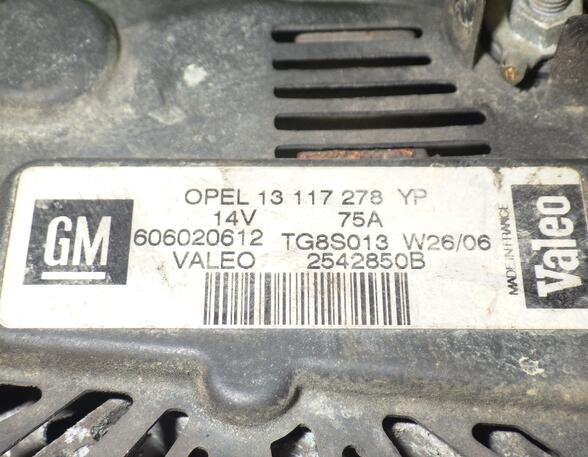 Dynamo (Alternator) OPEL Agila (A) (A H00)