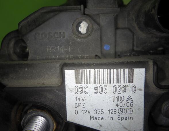 Alternator AUDI A3 (8P1), AUDI A3 Sportback (8PA), SKODA Roomster (5J)