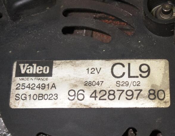 Dynamo (Alternator) PEUGEOT 307 (3A/C)