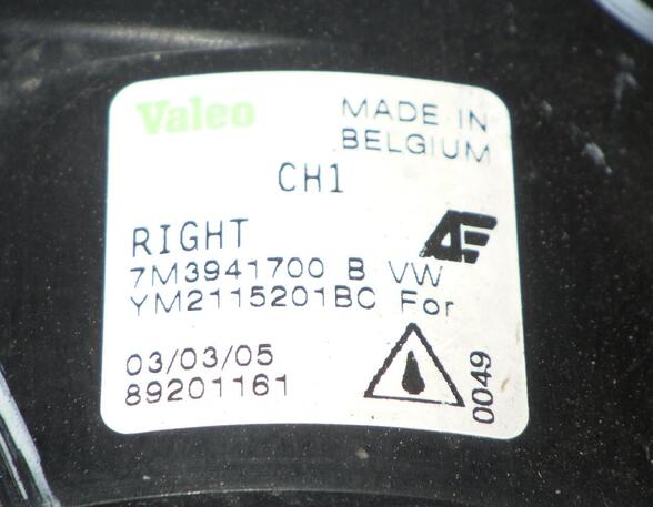 Fog Light SEAT Alhambra (7V8, 7V9), VW Sharan (7M6, 7M8, 7M9)