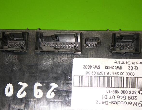 Fuse Box MERCEDES-BENZ C-Klasse (W203), MERCEDES-BENZ C-Klasse T-Model (S203)