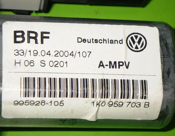 Electric Window Lift Motor VW Touran (1T1, 1T2)