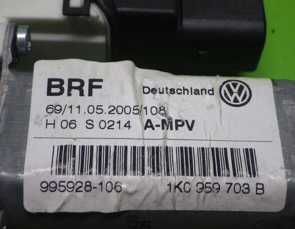 Elektrische motor raamopener VW TOURAN (1T1, 1T2)