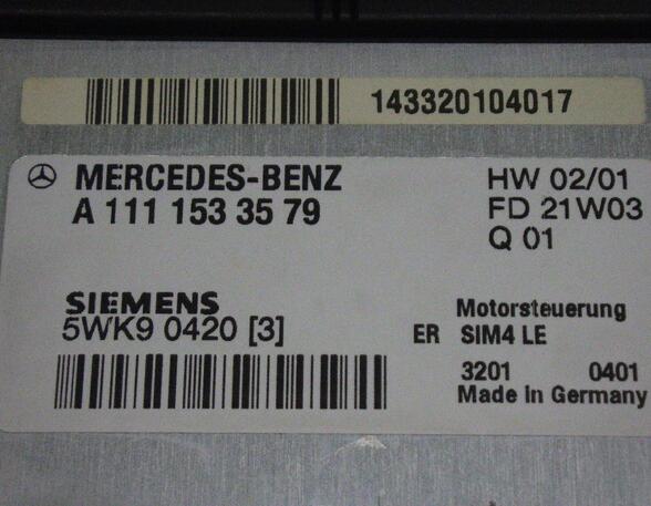 Regeleenheid MERCEDES-BENZ C-Klasse T-Model (S203)