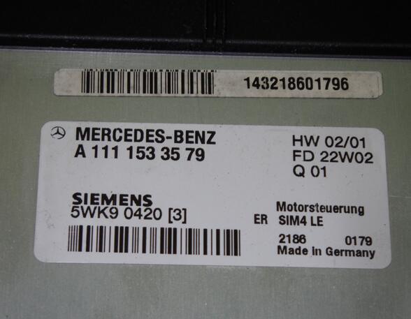 Controller MERCEDES-BENZ E-Klasse T-Model (S210), MERCEDES-BENZ C-Klasse T-Model (S203)