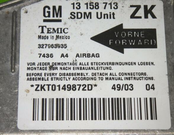 Regeleenheid airbag OPEL Meriva (--)