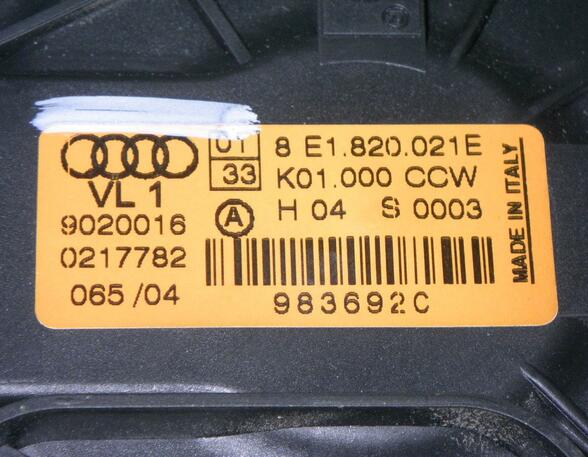 Elektrische motor interieurventilatie AUDI A4 Avant (8E5, B6), AUDI A4 Avant (8ED, B7)