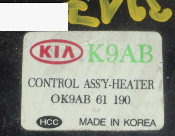 Heating & Ventilation Control Assembly KIA CLARUS (K9A)