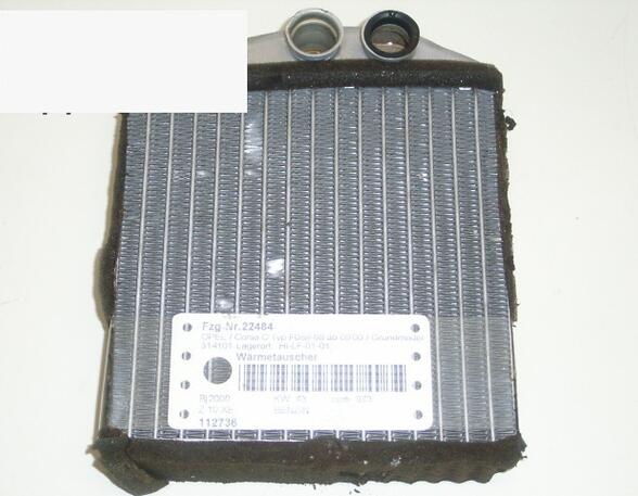 Heater Core Radiator OPEL Corsa C (F08, F68)