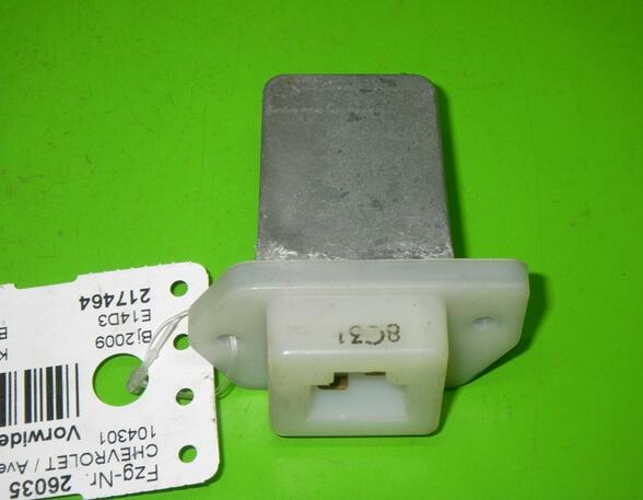 Resistor Interior Blower CHEVROLET Aveo/Kalos Stufenheck (T250, T255)