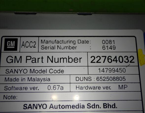 Beeldscherm boordcomputer OPEL INSIGNIA A (G09), OPEL INSIGNIA A Sports Tourer (G09)