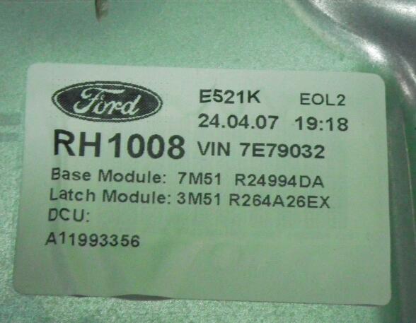 Raambedieningsmechanisme FORD C-Max (DM2), FORD Focus C-Max (--), FORD Kuga I (--), FORD Kuga II (DM2)